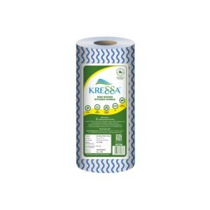 Kressa Non Woven Kitchen Towel Roll | Reusable & Super Absorbent