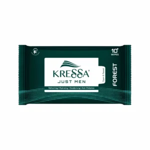 Kressa Men Face Wipes (Forest) | Refreshing, Hydrating, Anti-Pollution