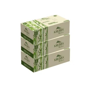 Kressa Konserve Bamboo Face Tissue | 2 Ply | 100 Pulls Per Box