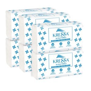 Kressa M Fold Tissue Paper Hand Towels | 125 Pulls Per Pack