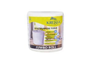 Kressa Jumbo Multipurpose Kitchen Tissue Roll | 2 Ply | 300 Sheets Per Roll