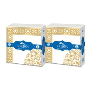 Kressa Premium Printed Napkins 40x40cm | 2-Ply Printed Tissue Paper Napkins (50 Sheets Per Pack)