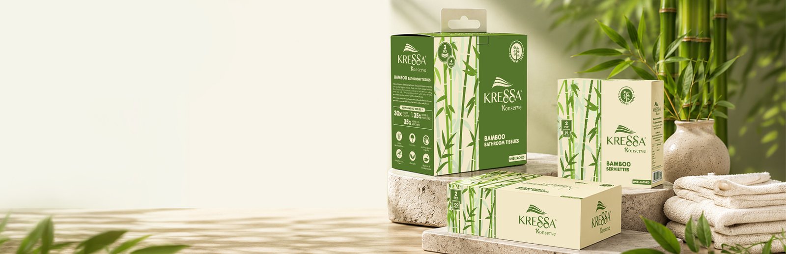 Kressa bamboo tissue — eco conscious living