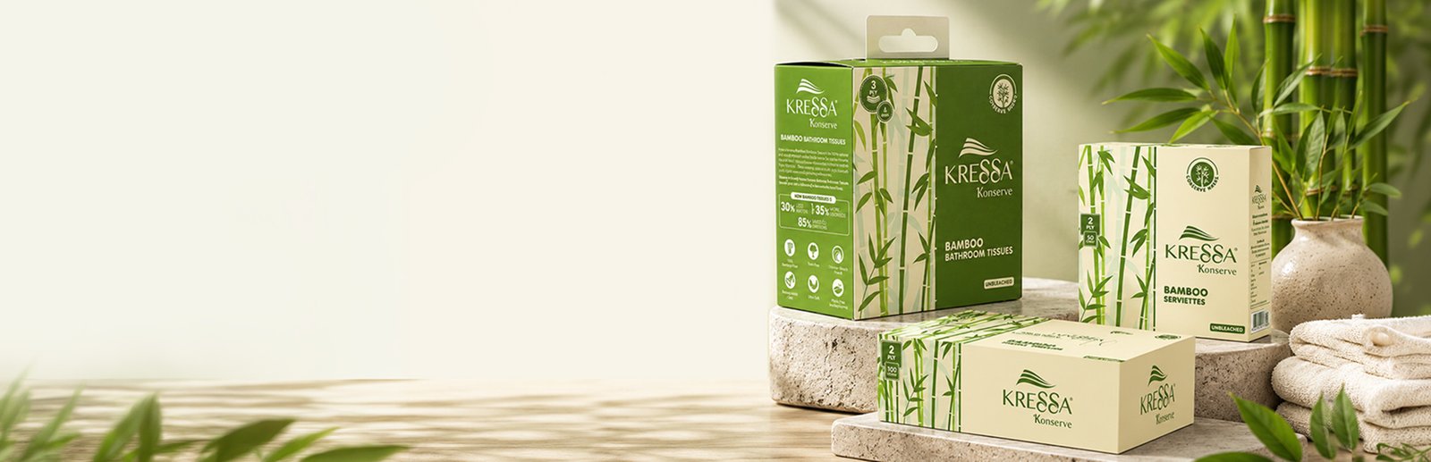 Kressa bamboo tissue — eco conscious living