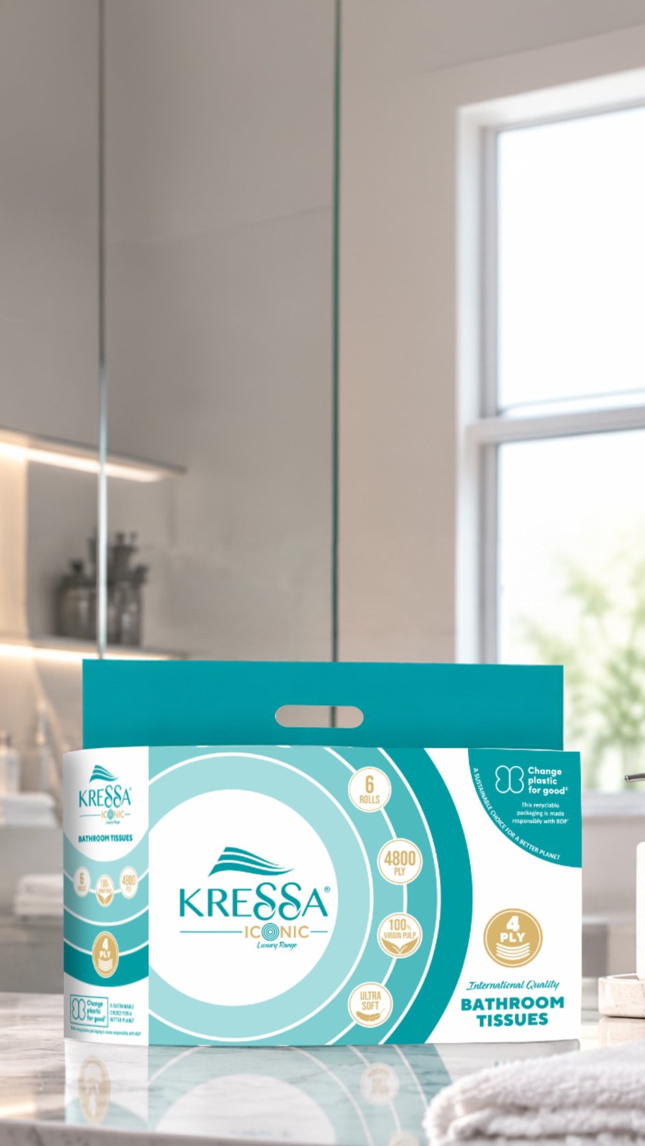 Kressa bathroom tissue