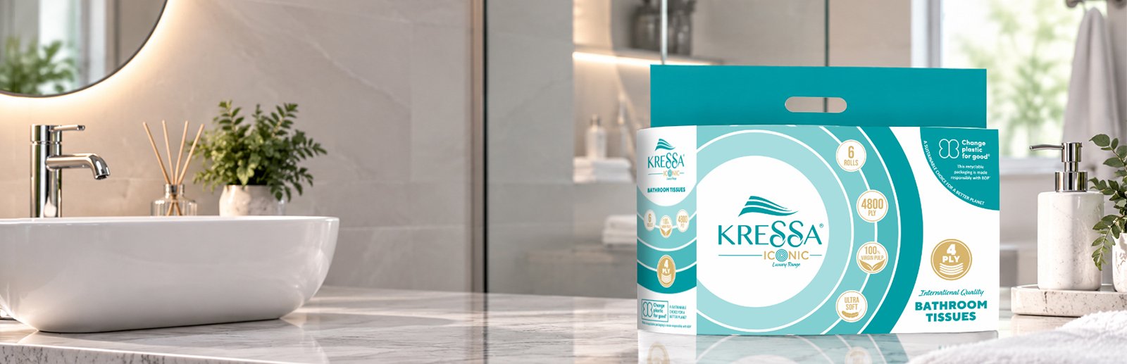 Kressa bathroom tissue